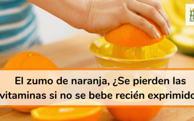 El zumo de naranja, ¿Se pierden las vitaminas si no se bebe recién exprimido?